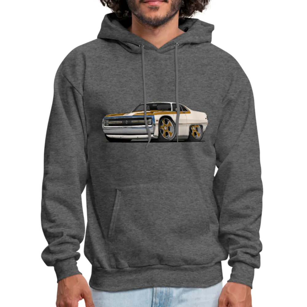 1970 Chrysler 300 Hurst Car Art Men's Hoodie