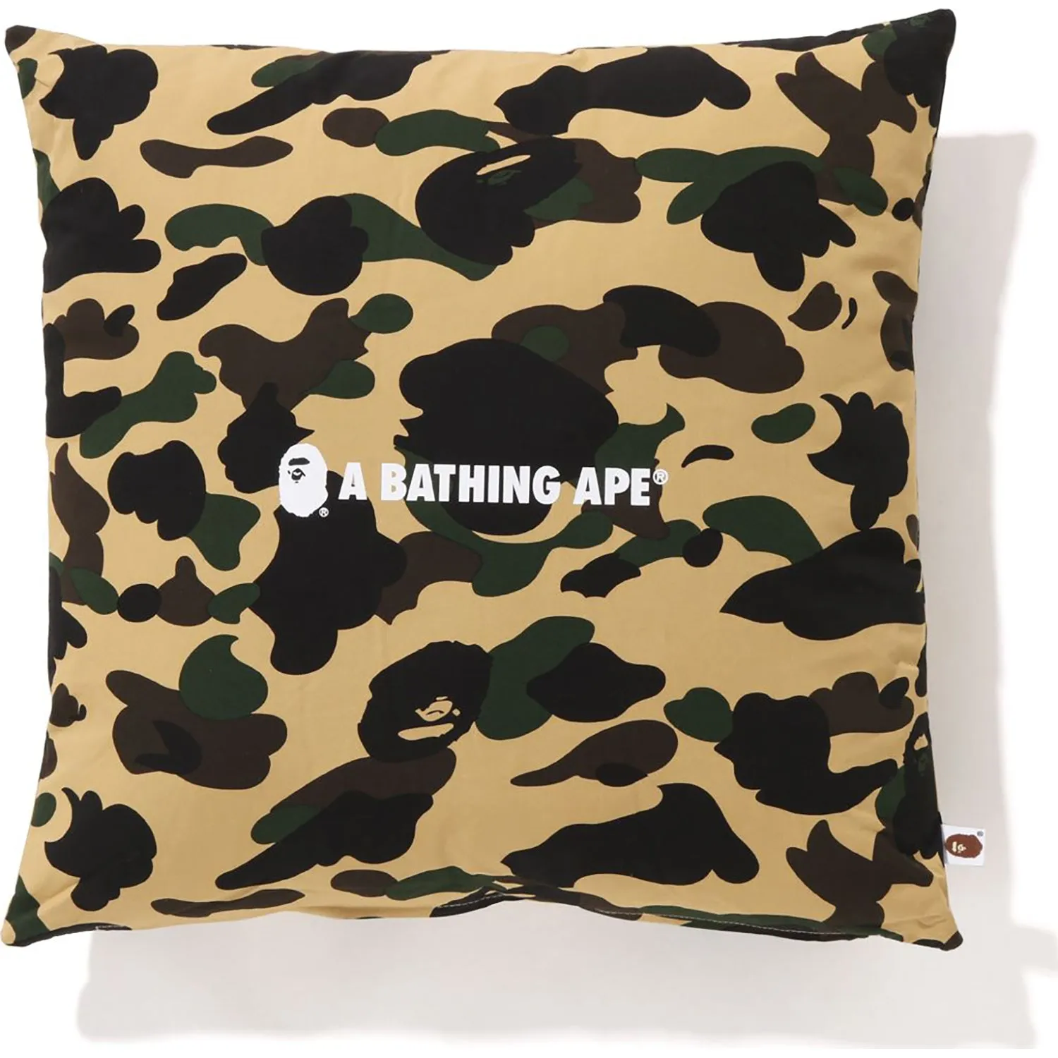 1ST CAMO A BATHING APE SQUARE CUSHION