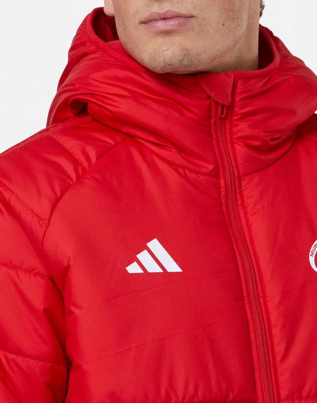 adidas Adults Munster Itavic 3 Stripe Jacket