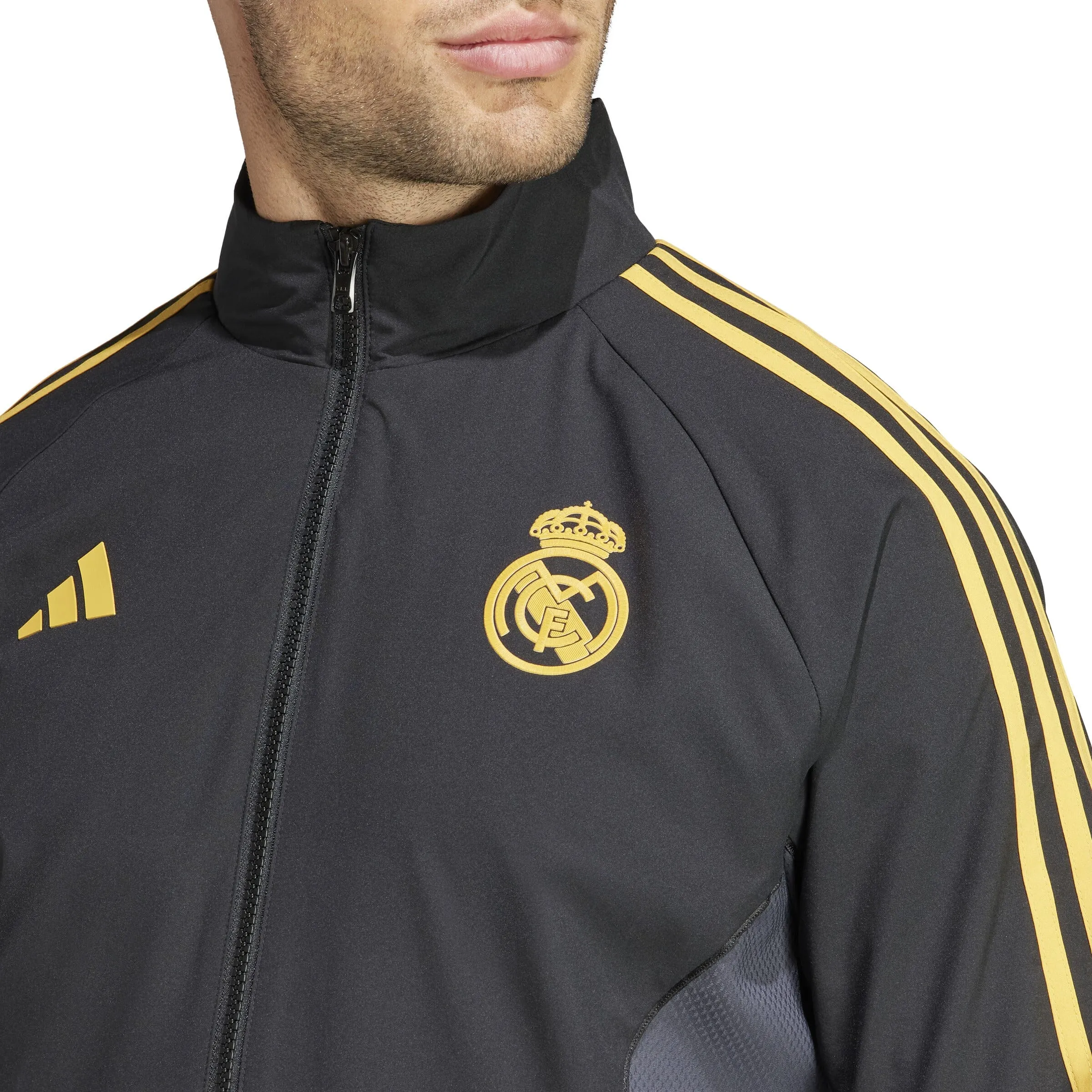 adidas Men's Real Madrid 2023/2024 EU Anthem Jacket | HY0641