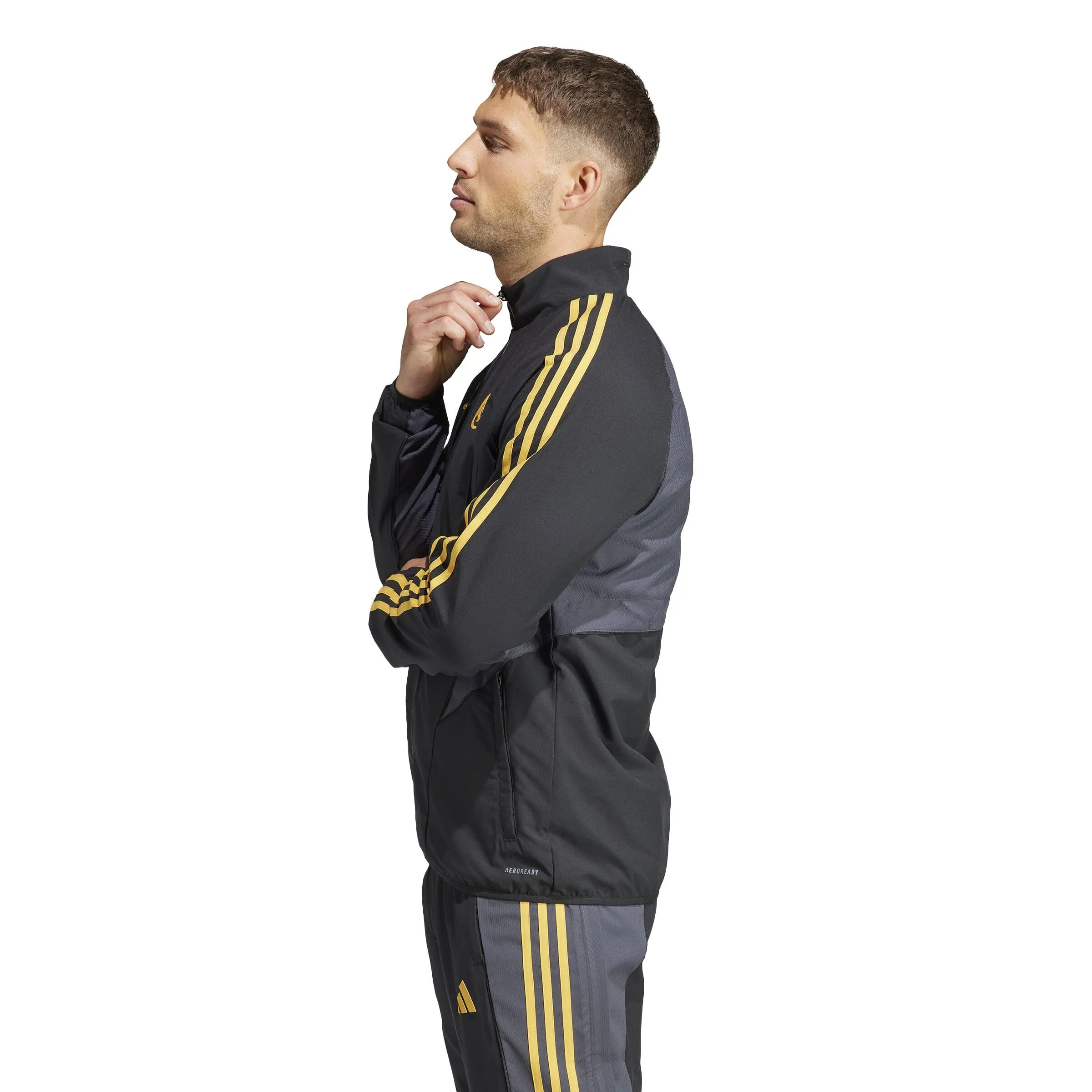 adidas Men's Real Madrid 2023/2024 EU Anthem Jacket | HY0641