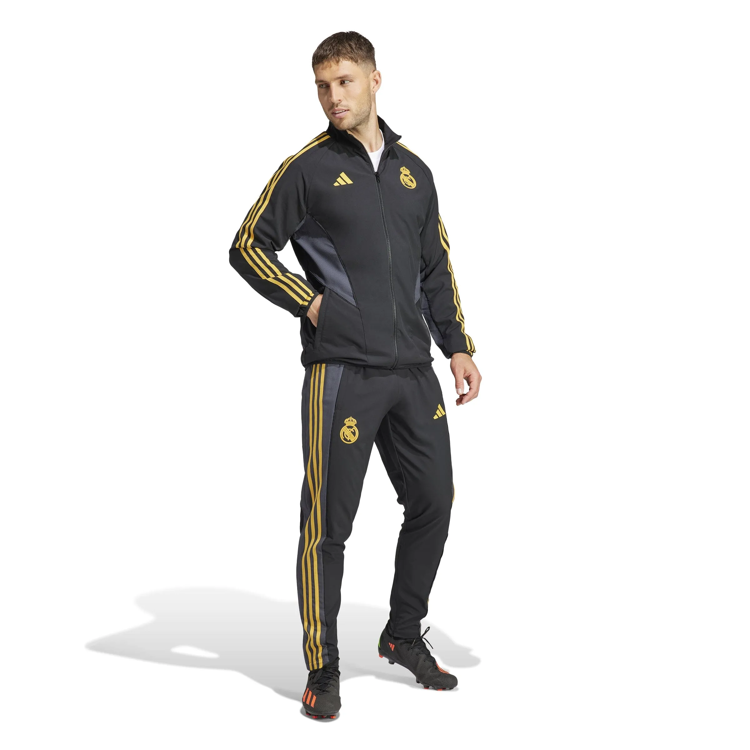 adidas Men's Real Madrid 2023/2024 EU Anthem Jacket | HY0641