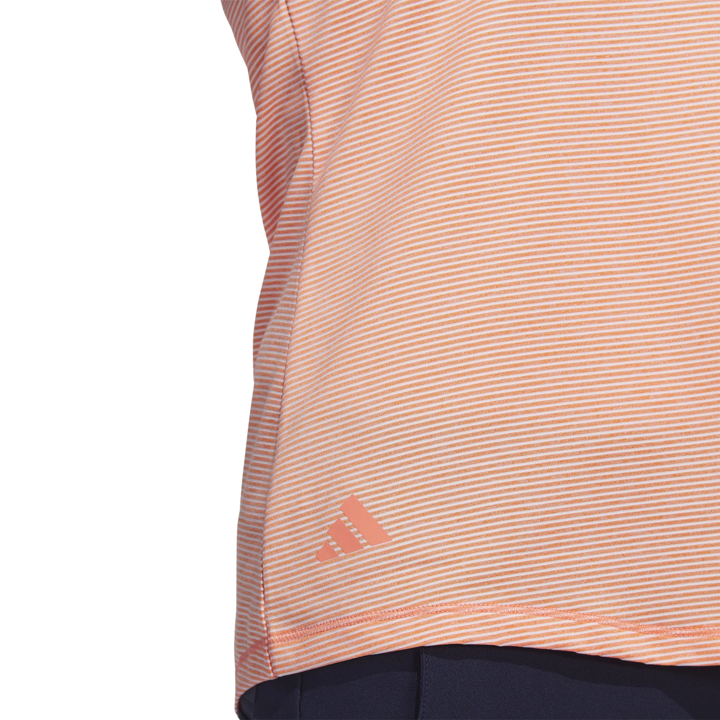 adidas Women's Sleeveless Golf Polo Shirt - Coral Fusion SS23