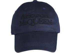 Alexander McQueen Logo Embroidered Cap