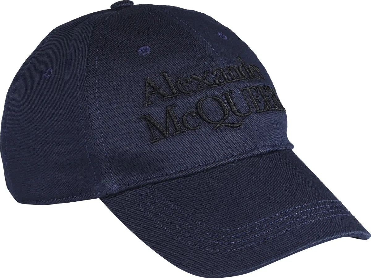 Alexander McQueen Logo Embroidered Cap