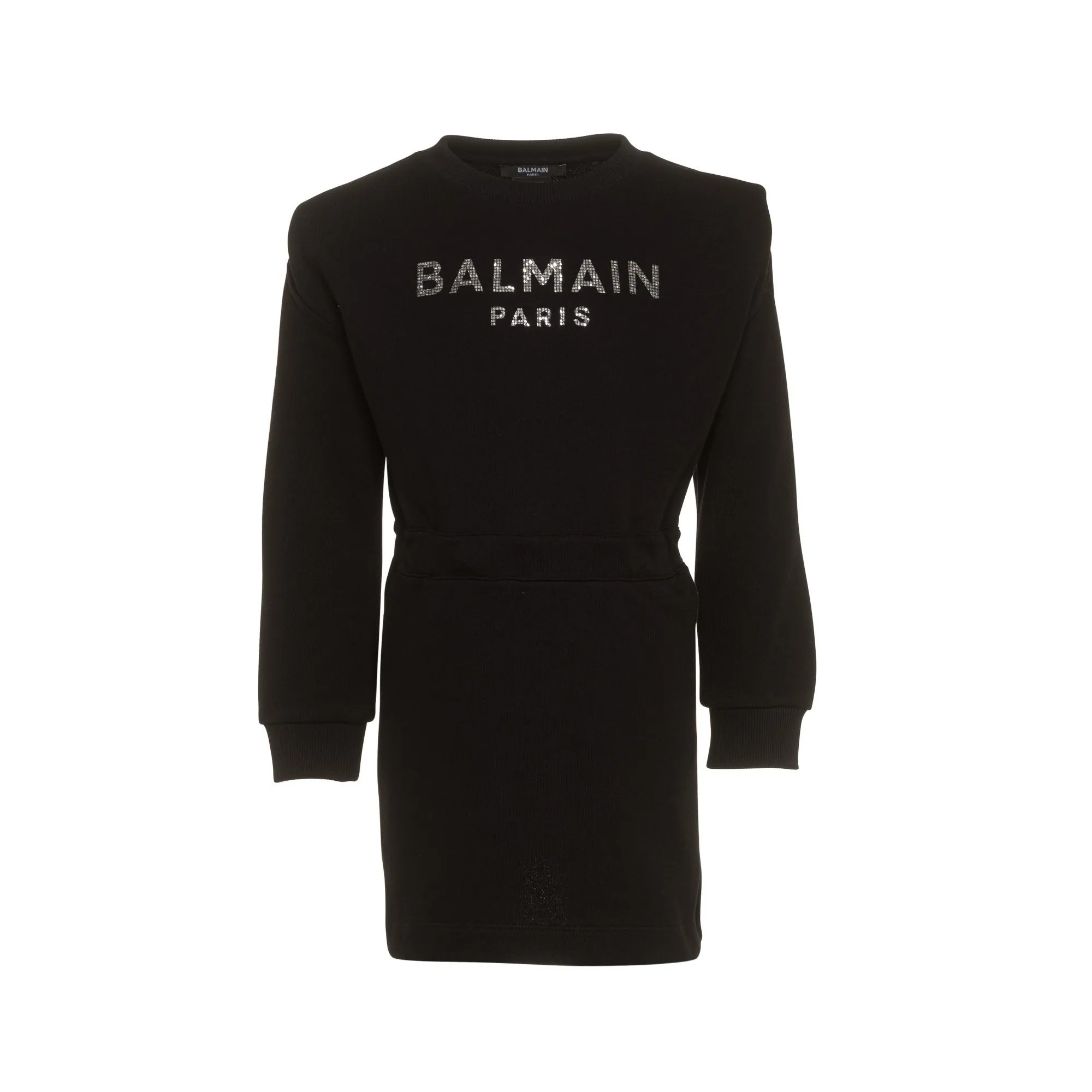 Balmain Jersey Dress Black BT1A80