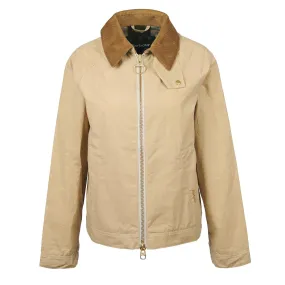 Barbour Womens Campbell Showerproof Jacket Beige / Ancient