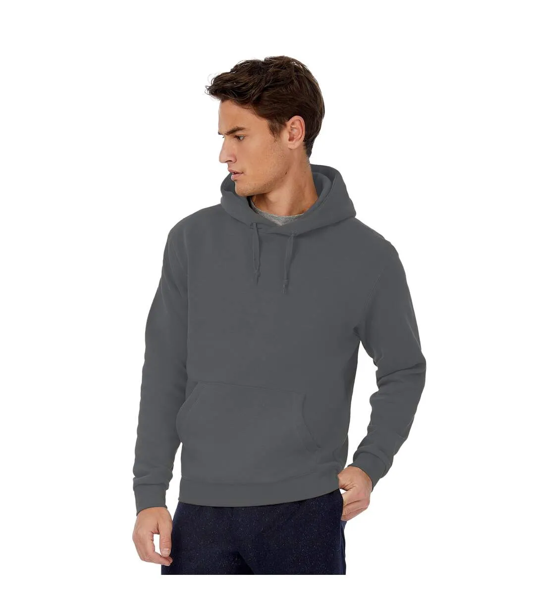 B&C Mens Hooded Sweatshirt / Mens Sweatshirts & Hoodies (Steel Gray) - UTBC127