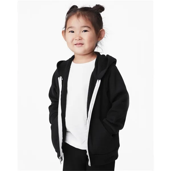 BELLA + CANVAS Toddler Sponge Fleece Full-Zip Hoodie