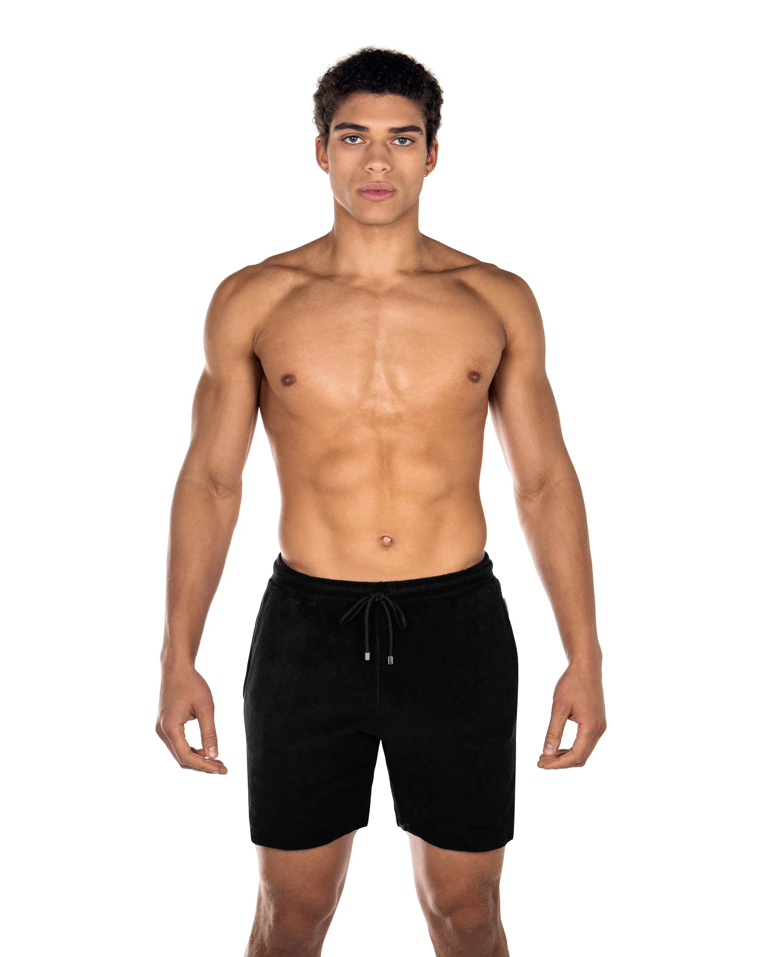 Black Riviera Shorts