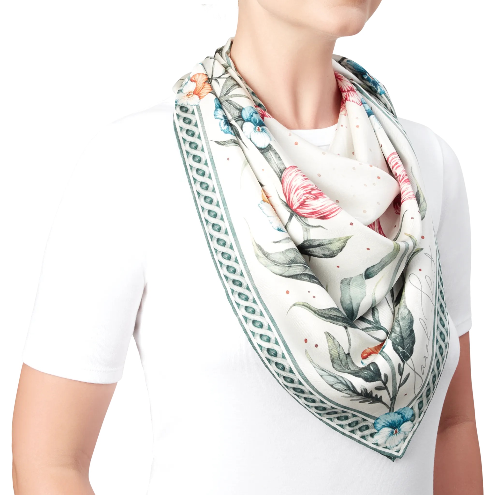 Blooming Petal Scarf 90