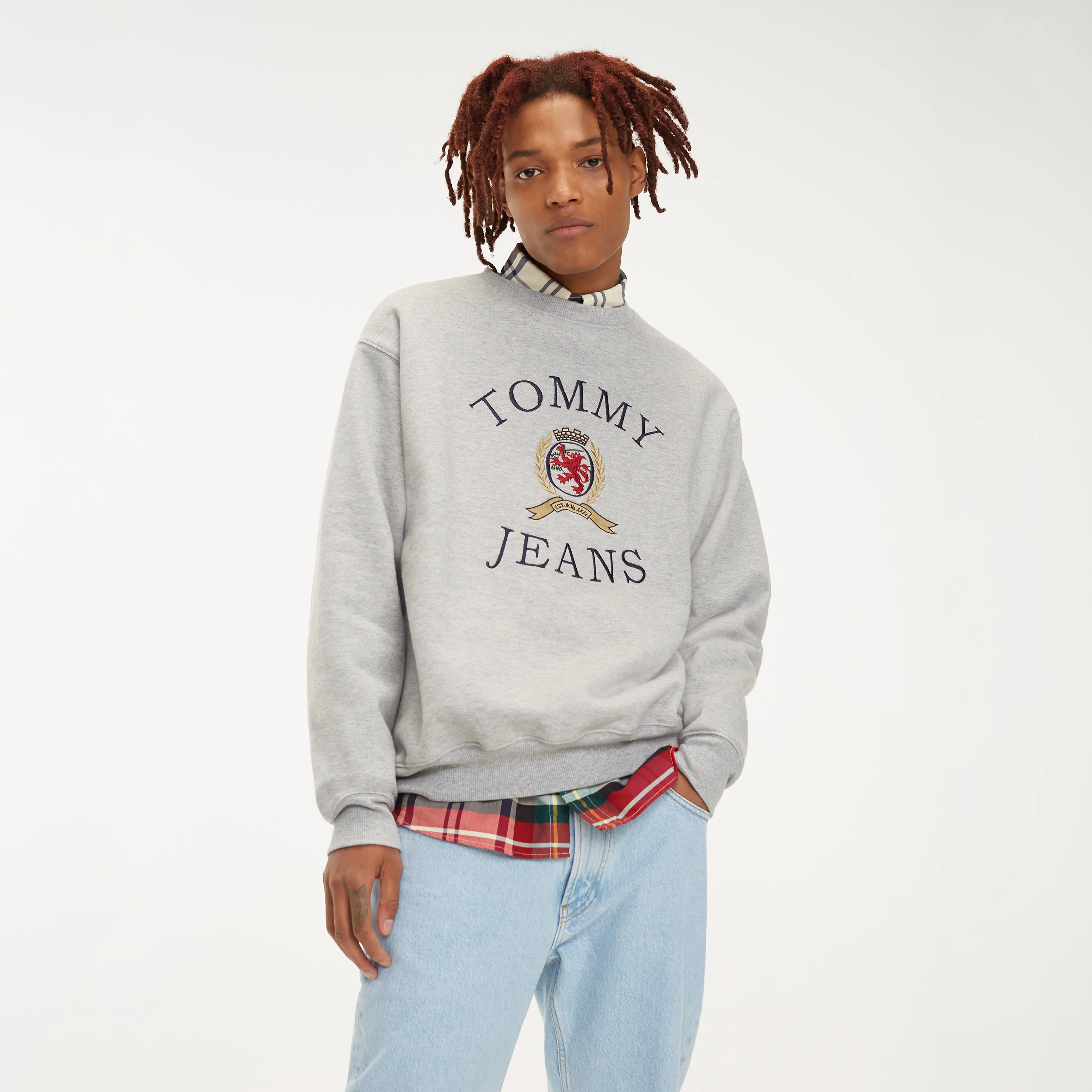 Blue Crest Crew Neck Sweatshirt | Sweatshirts & Hoodies | Tommy Hilfiger