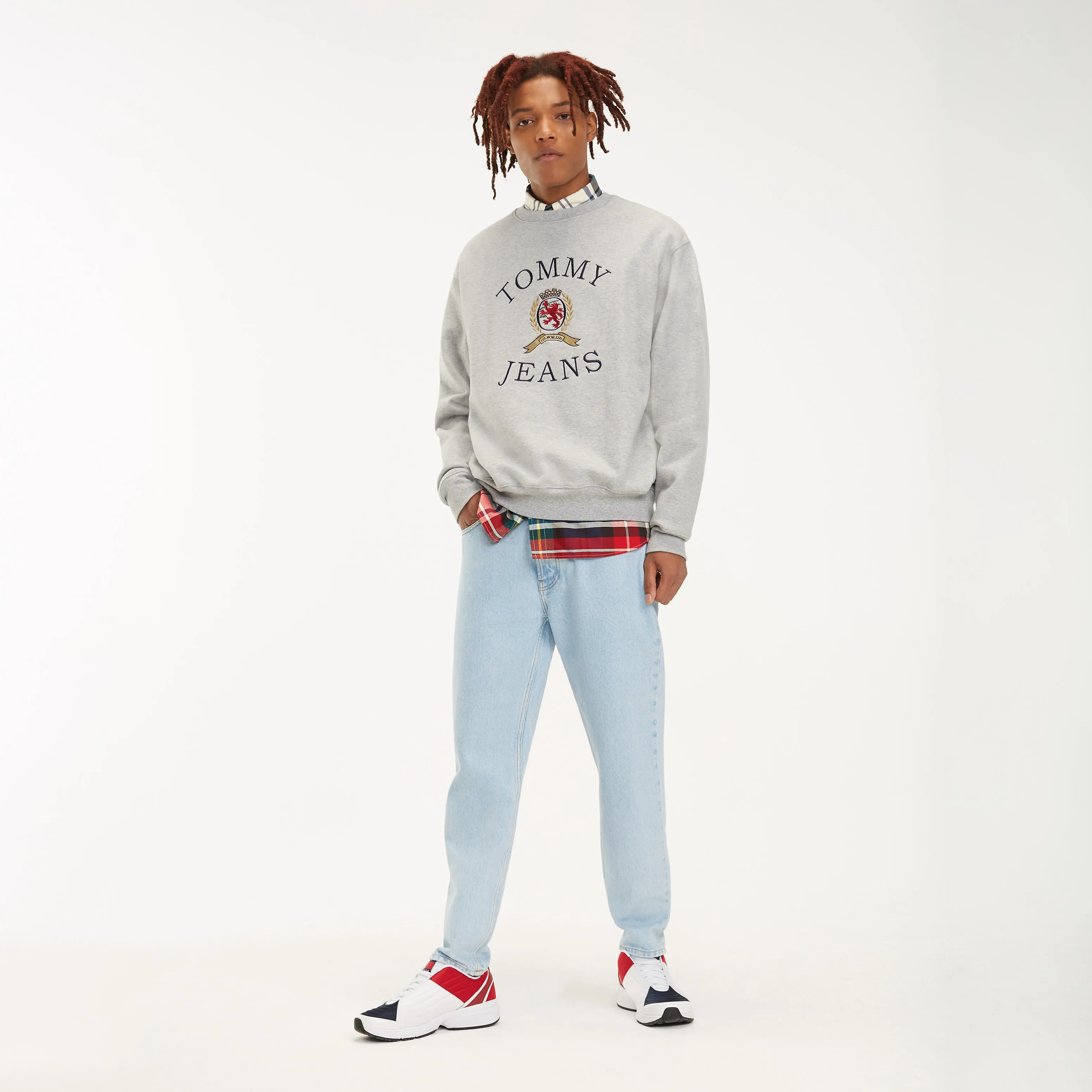 Blue Crest Crew Neck Sweatshirt | Sweatshirts & Hoodies | Tommy Hilfiger