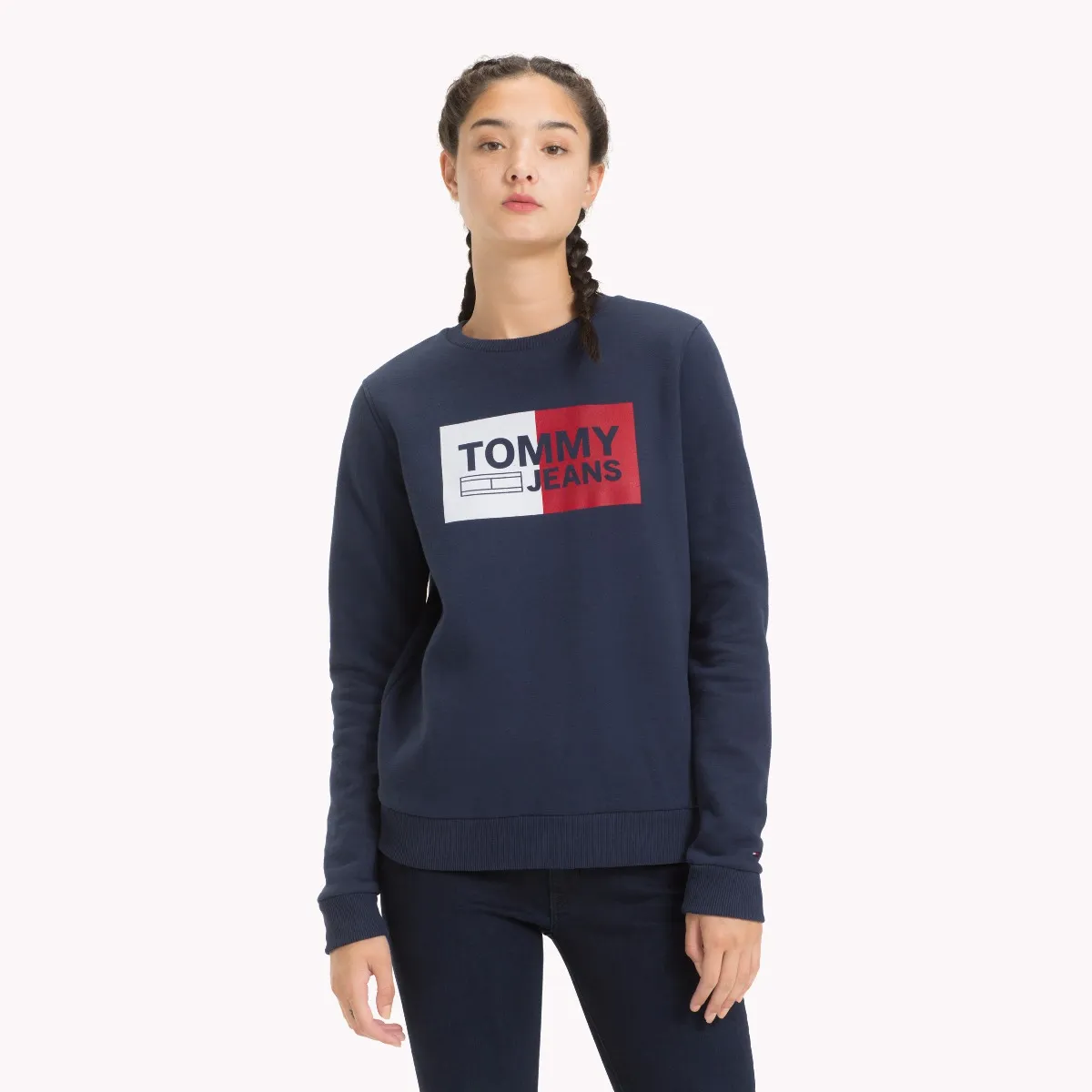 Blue Essential Logo Sweatshirt | Sweatshirts & Hoodies | Tommy Hilfiger