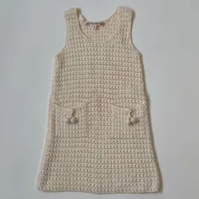 Bonpoint Cream Crochet Dress: 3 Years