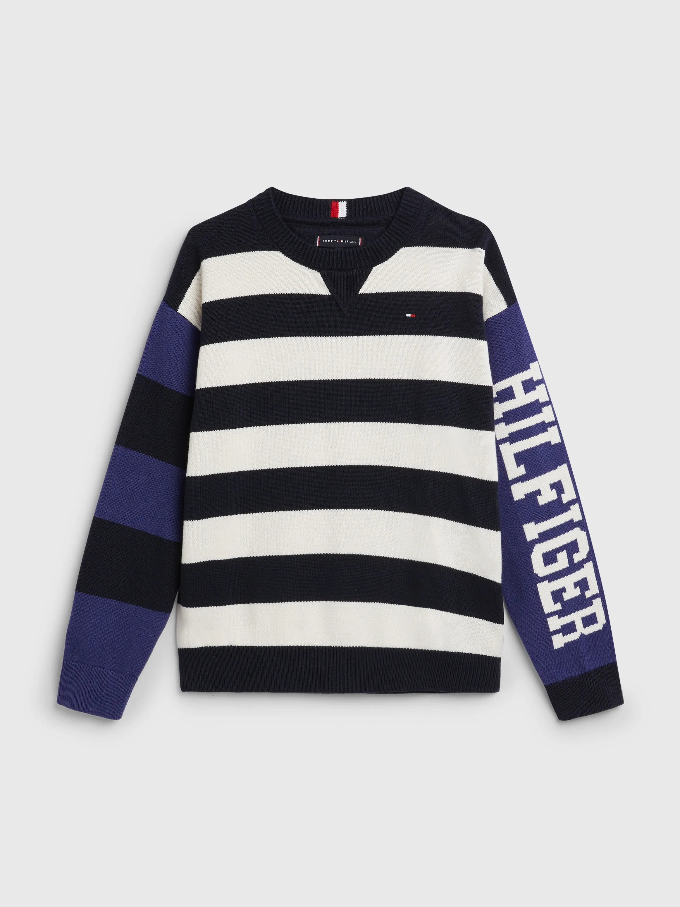 Boys 8-16 Mixed Stripe Jumper | Sweatshirts & Hoodies | Tommy Kids