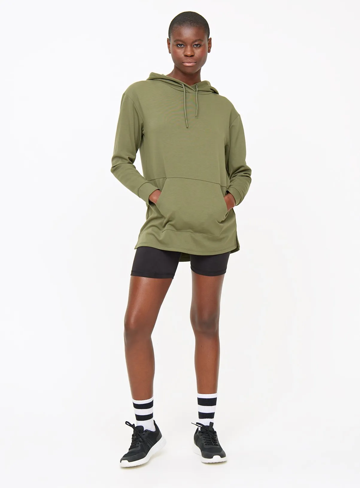 Buy Active Khaki Scuba Hoodie  L | Hoodies and sweatshirts | Tu