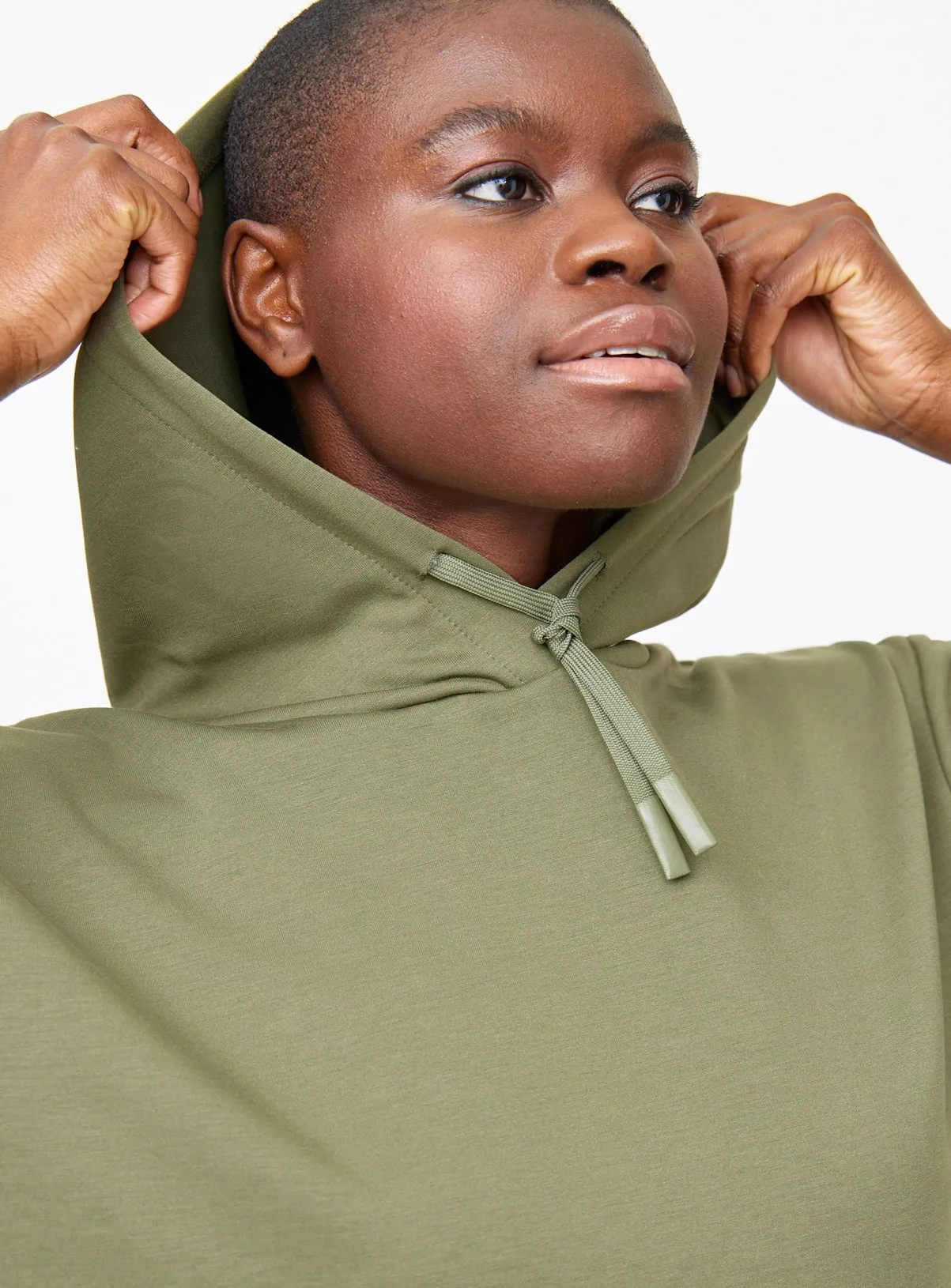 Buy Active Khaki Scuba Hoodie  L | Hoodies and sweatshirts | Tu