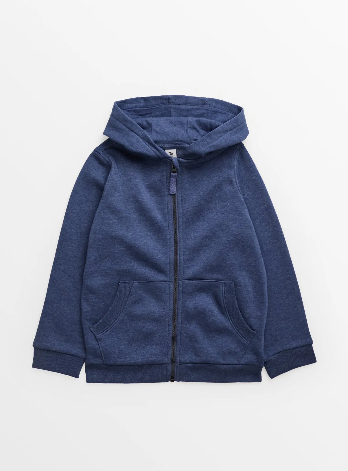 Buy Blue Zip Through Hoodie 8 years | Jumpers and hoodies | Tu