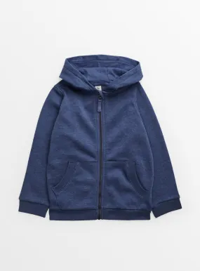 Buy Blue Zip Through Hoodie 9 years | Jumpers and hoodies | Tu