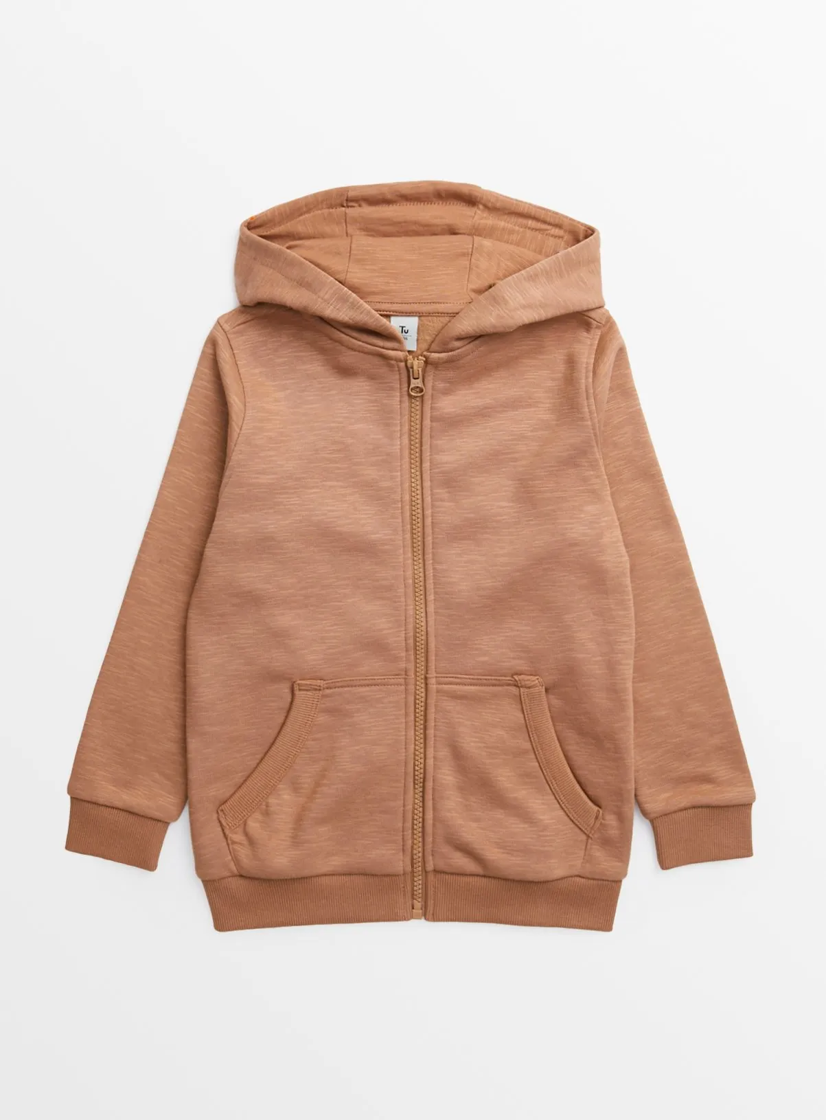 Buy Brown Zip-Through Hoodie 13 years | Jumpers and hoodies | Tu