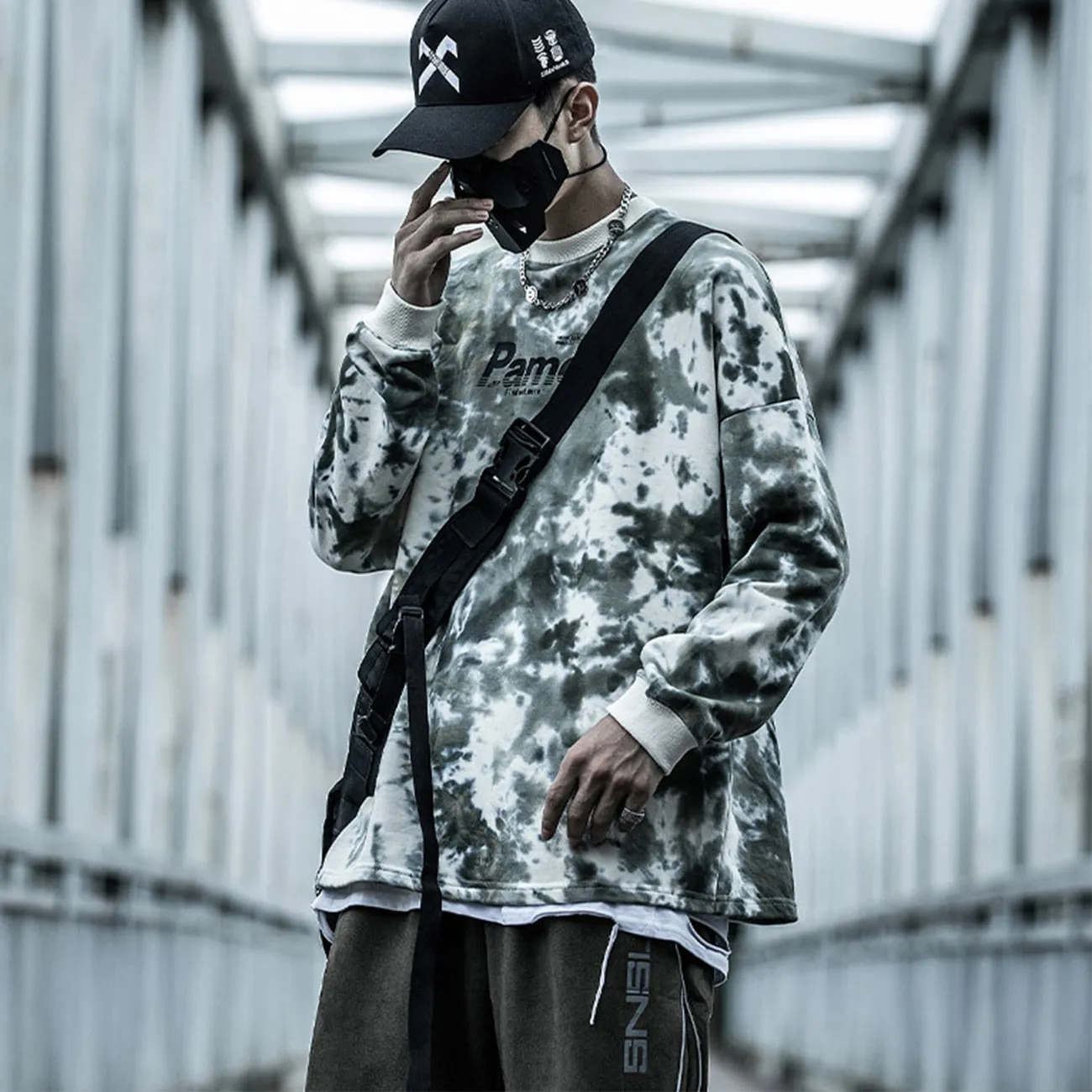 camo streetwear sweatshirt