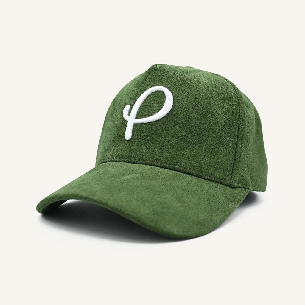 Classic Suede P Logo Hat Green