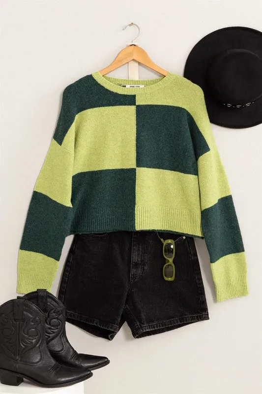 Colorblock Sweater