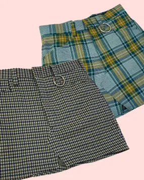 Custom transformed plaid skirt