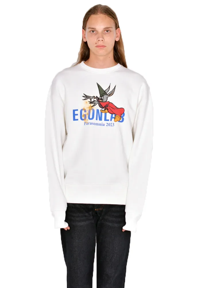 EGONLAB. SW001B FANTASIA SWEATSHIRT OFF-WHITE