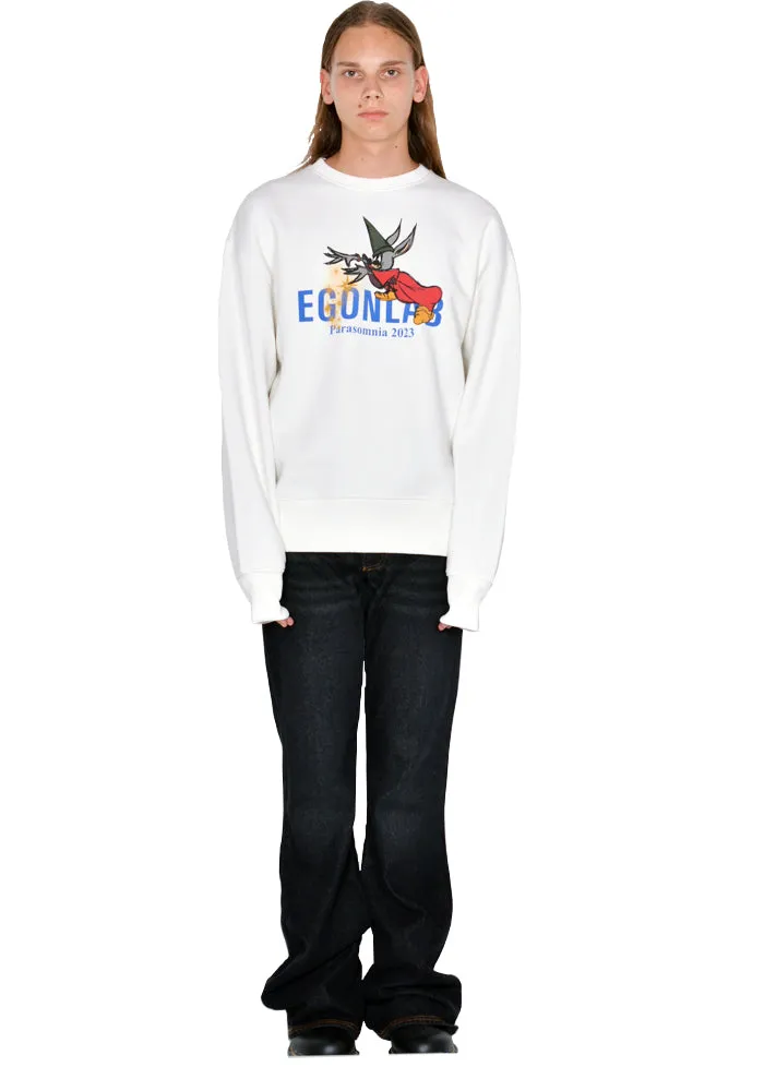 EGONLAB. SW001B FANTASIA SWEATSHIRT OFF-WHITE