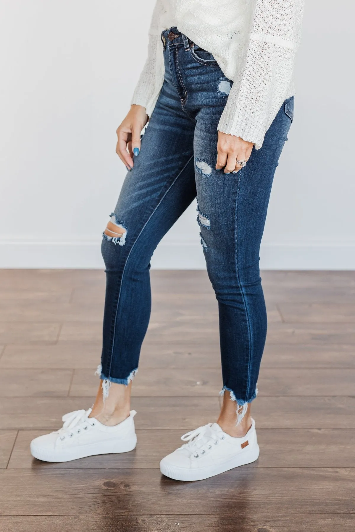 EnJean Ankle Crop Skinny Jeans- Giselle Wash