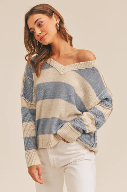 Exposed Seam Sweater