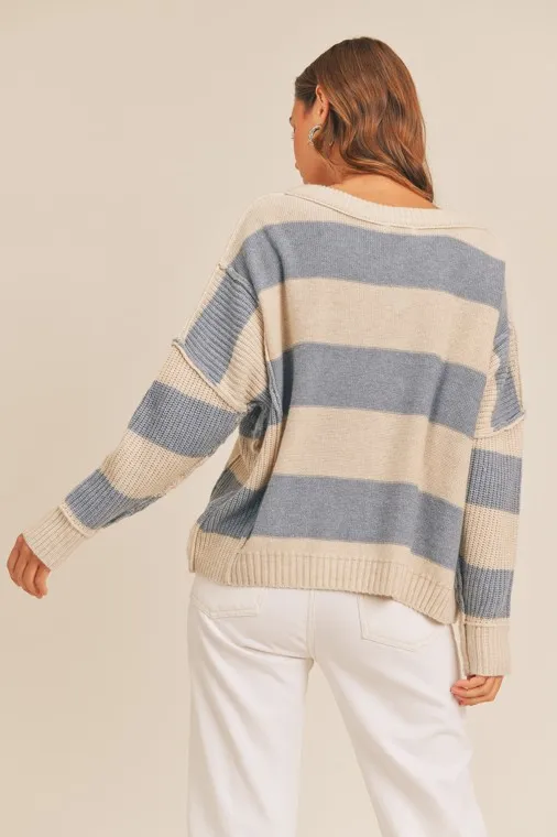 Exposed Seam Sweater