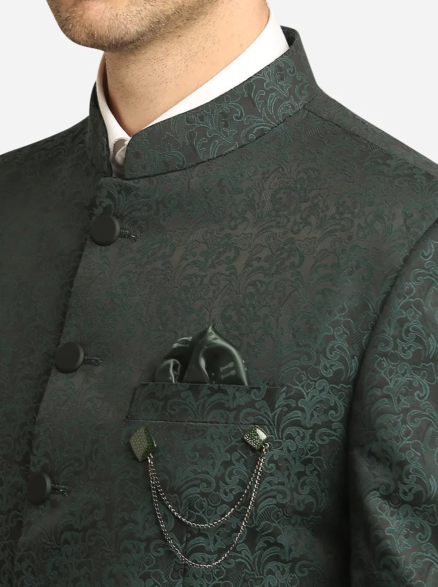 Forest Green Jodhpuri Suit | JadeBlue