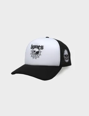 FUNNEL WEB TRUCKER HAT - BLACK