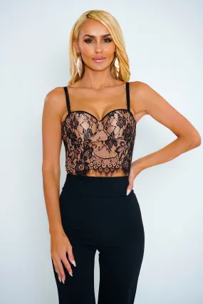 Genevieve Lace Corset Top