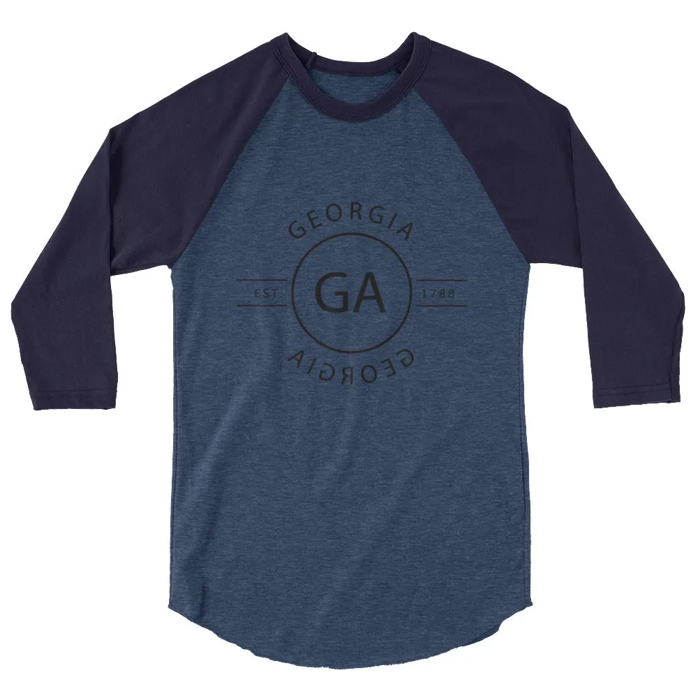 Georgia - 3/4 Sleeve Raglan Shirt - Reflections