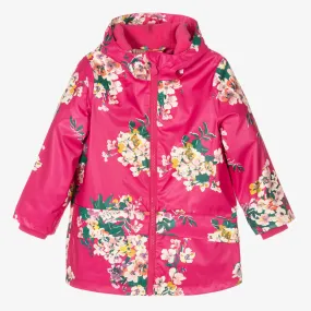 Girls Pink Waterproof Coat