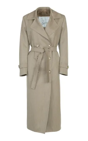 Giuliva Heritage The Christie Wool-Twill Trench Coat