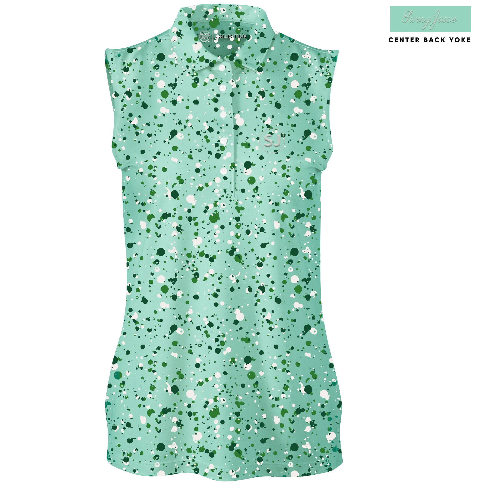 Golf Splatter Women's Sleeveless Polo