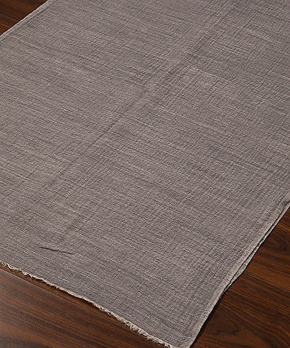 Grey Handwoven Double Shade Pure Pashmina Ladies Stole