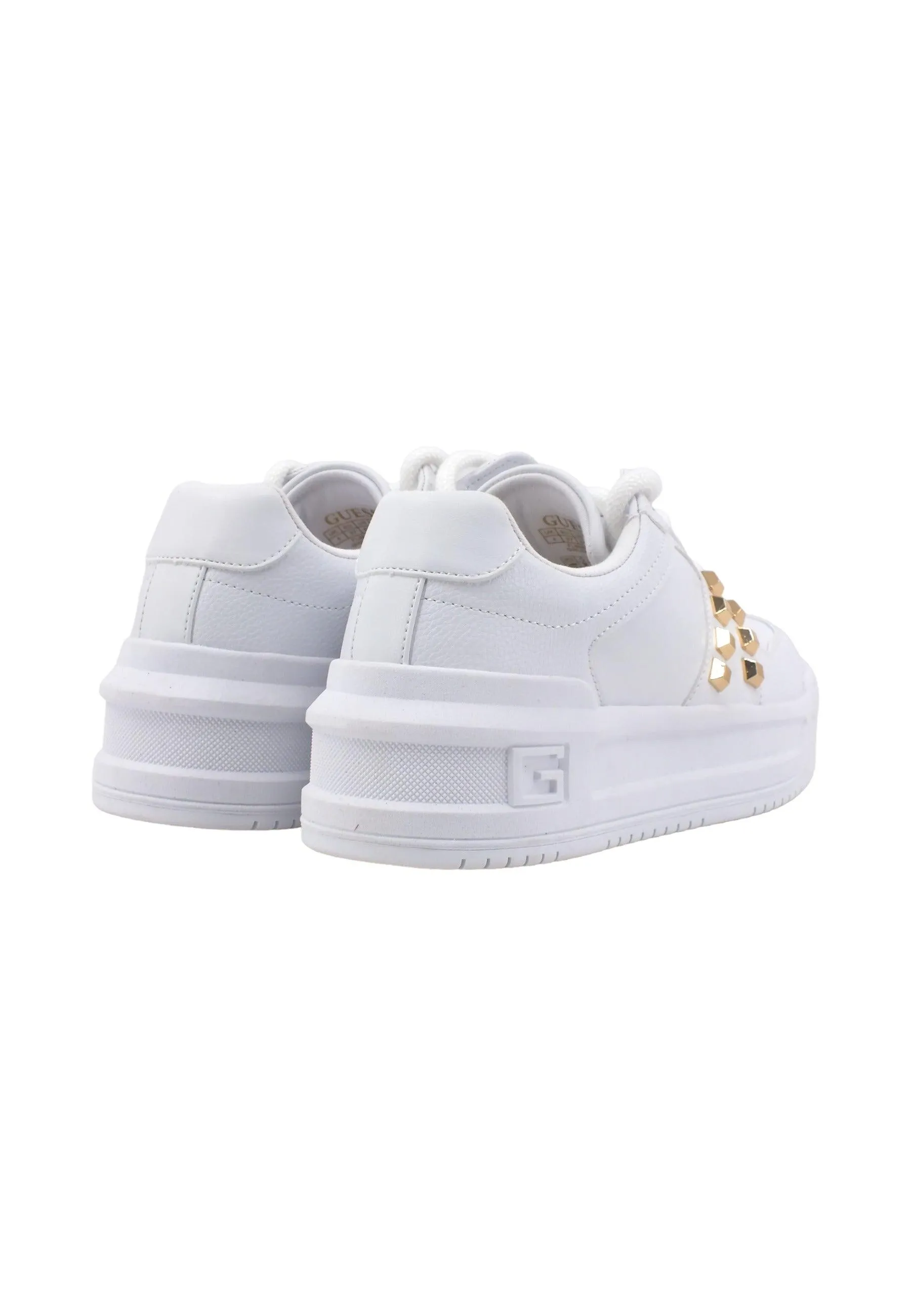 GUESS Sneaker Ox Platform Donna White FL8MMSELE12