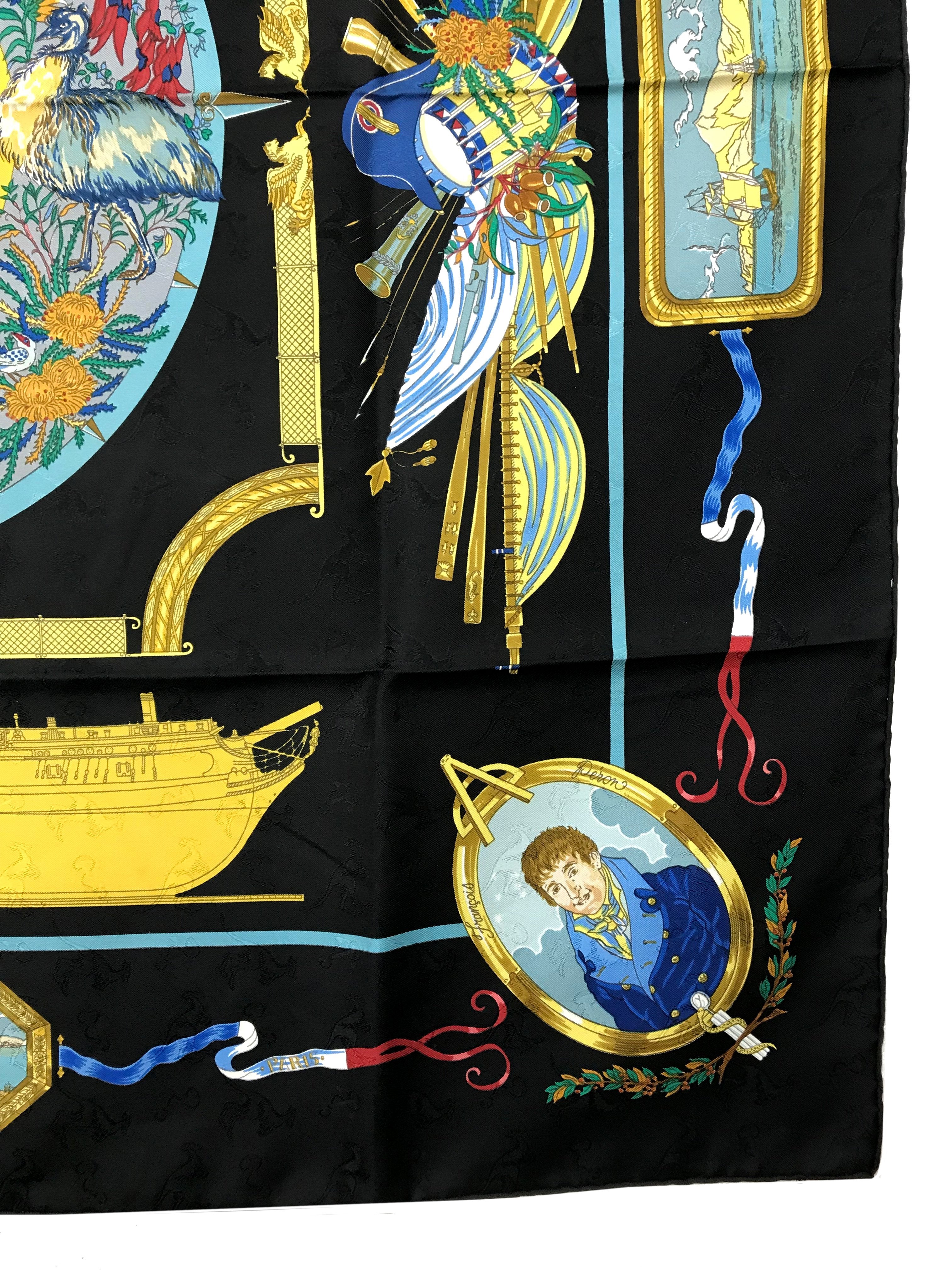 Hermes Orbis Australis Dulces Exuviae Silk Scarf 90