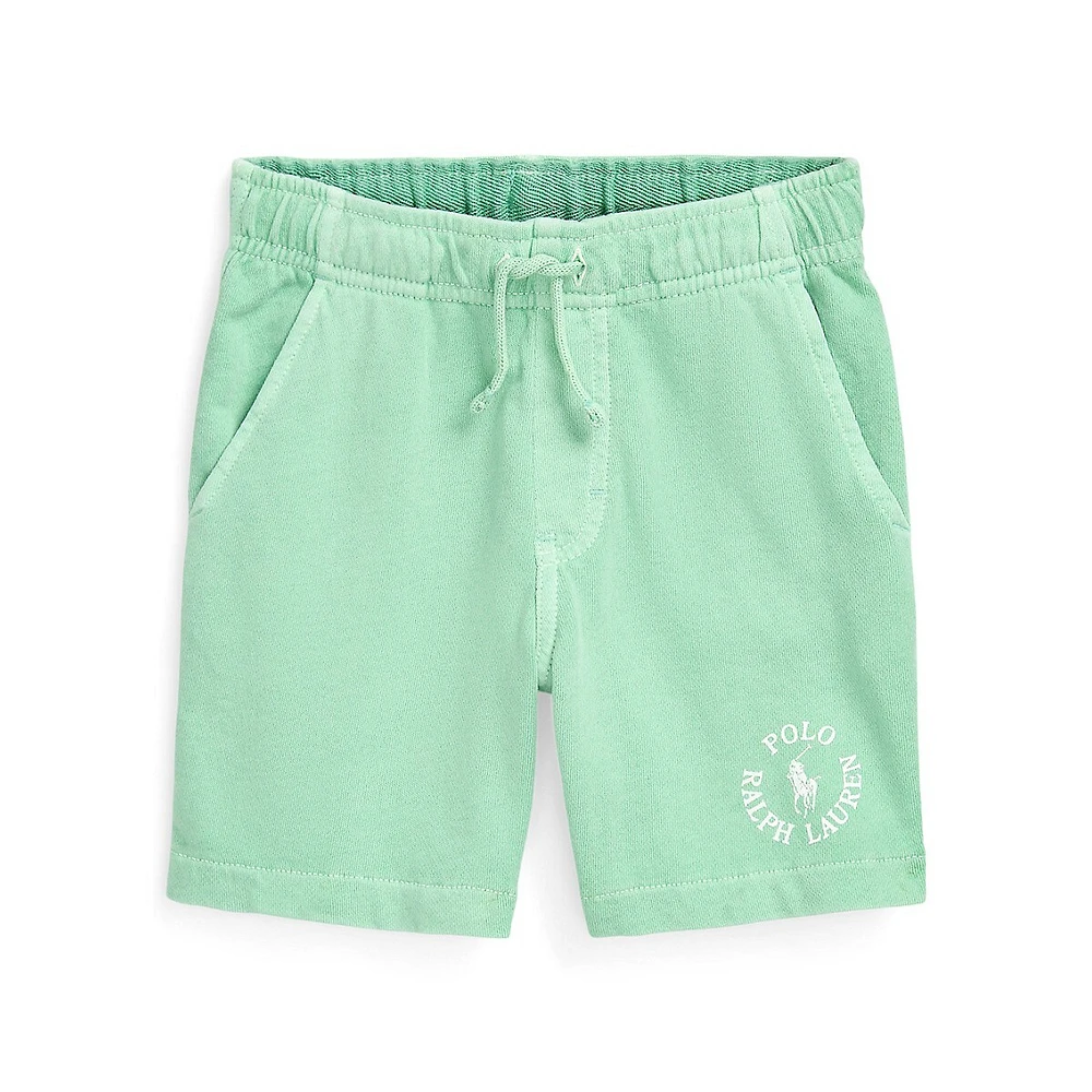 Hudson's Bay Little Boy's Logo Spa French Terry Shorts