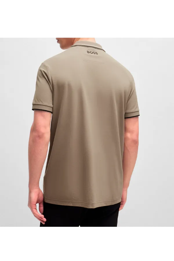 Hugo Boss Paddy Pro Contrast Polo Sand