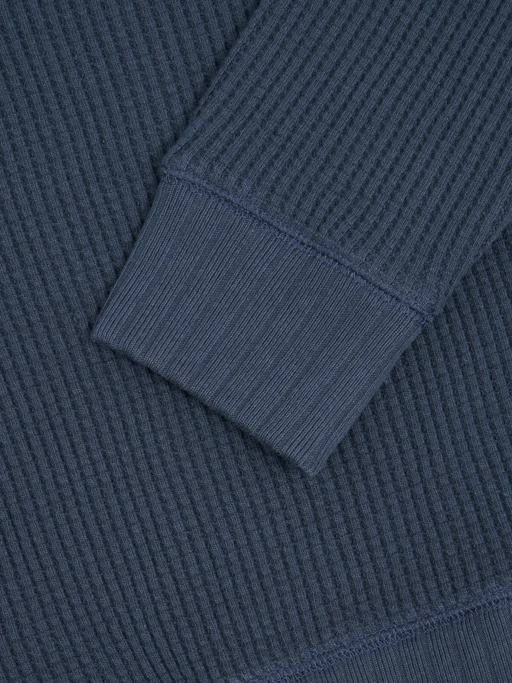 Jackman Waffle Midneck Sweater Dark Navy