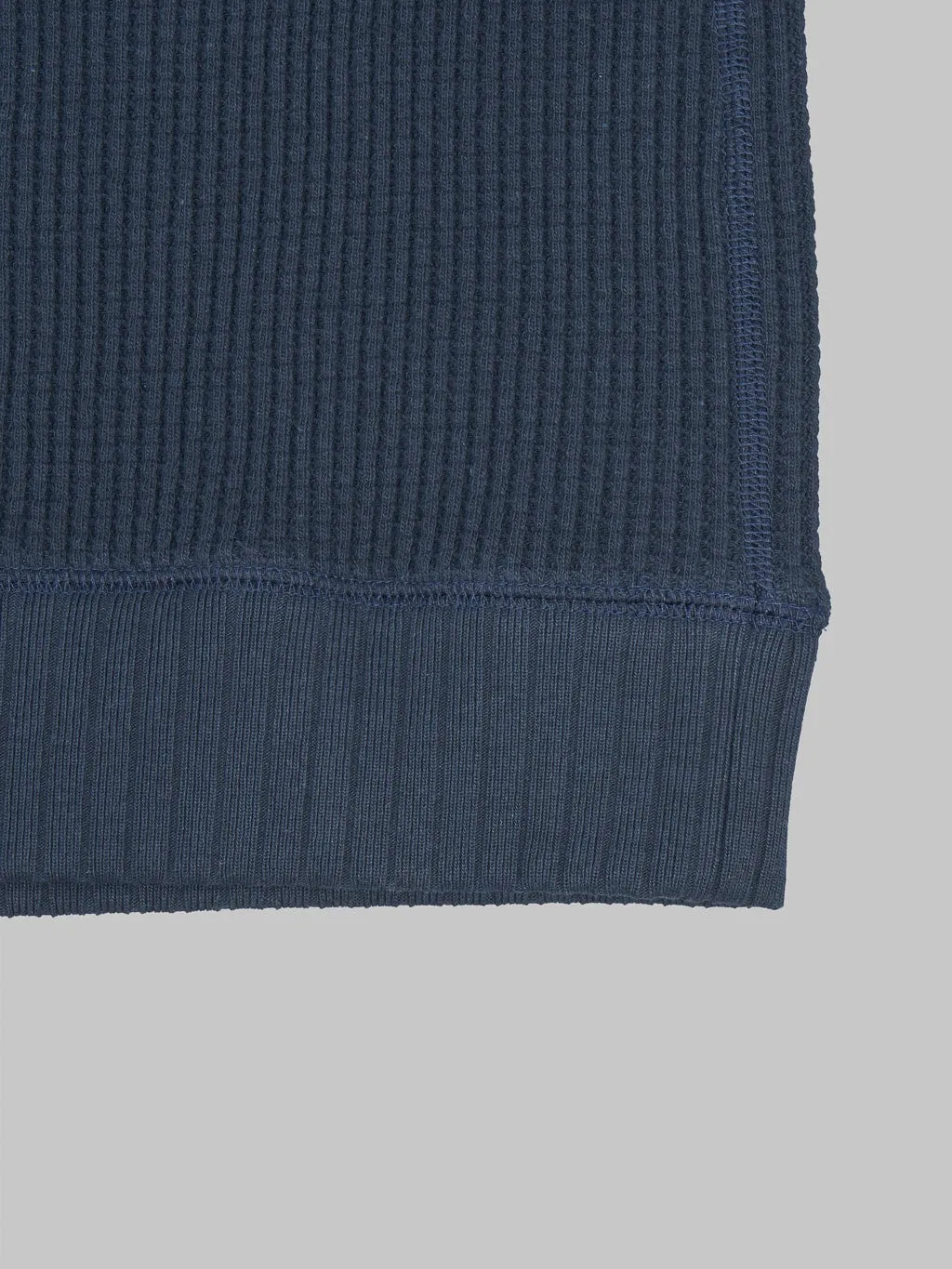 Jackman Waffle Midneck Sweater Dark Navy