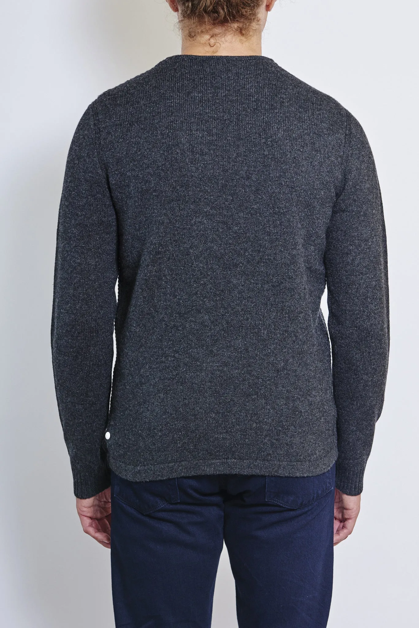 JOHN VARVATOS WAFFLE KNIT SWEATER