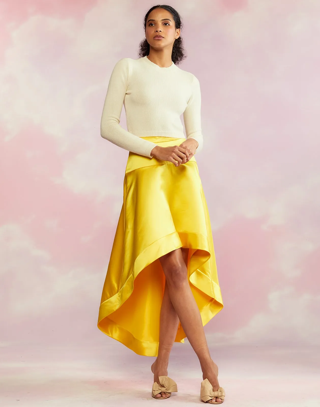 Livia Satin Skirt